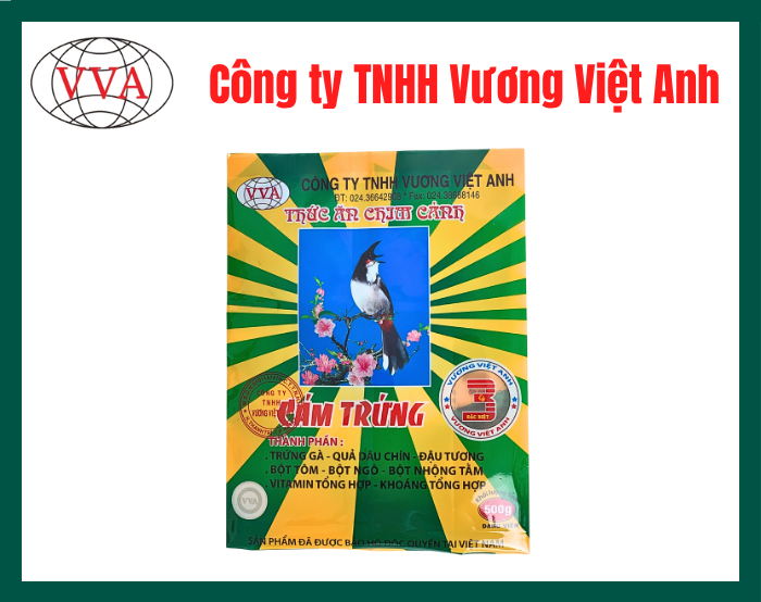 Cám trứng tổng hợp xanh Vương Việt Anh